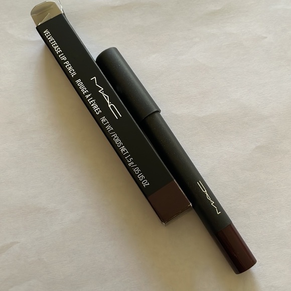 MAC Velvetease Lip Pencil VELVET TEEN Full Size Shade Burgundy Brand New - Picture 2 of 3